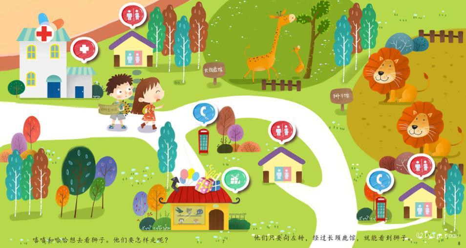 動(dòng)物園地圖印刷  第2張