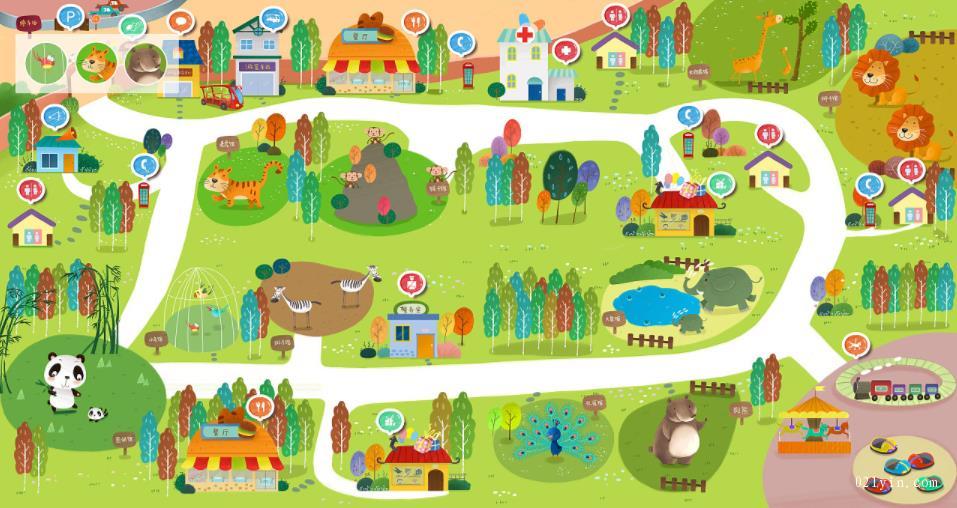 動(dòng)物園地圖印刷  第4張